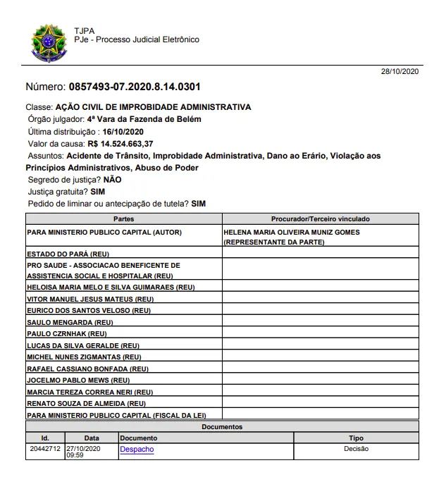 Ex-secretários de Jatene têm bens bloqueados pela Justiça