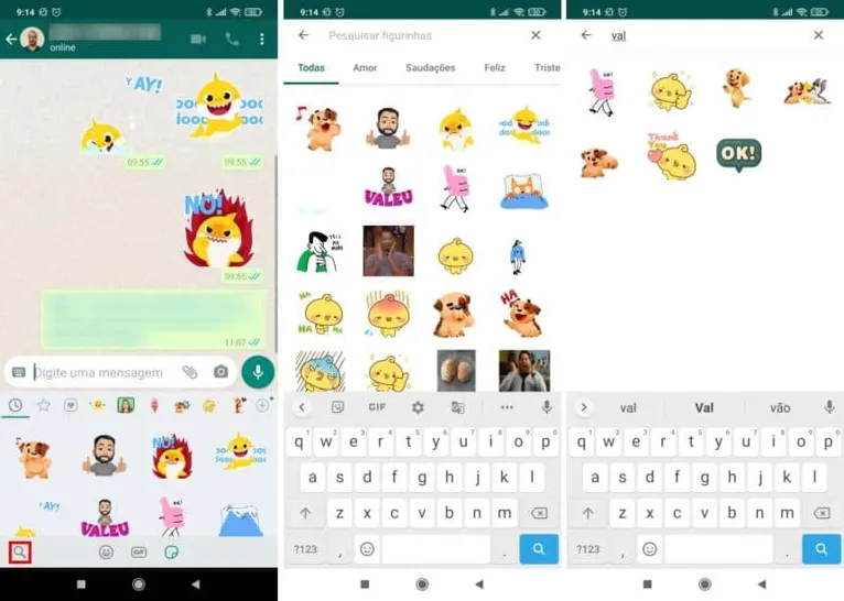 WhatsApp: veja como usar a 'busca de figurinhas' para personalizar suas conversas