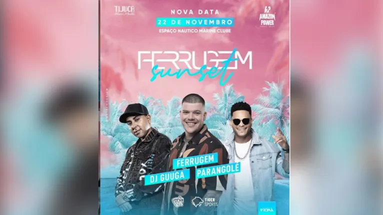 DJ Guuga canta o funk proibidão com palavras obscenas e palavrões. No flyer da festa ele está ao lado do Ferrugem e Parangole.