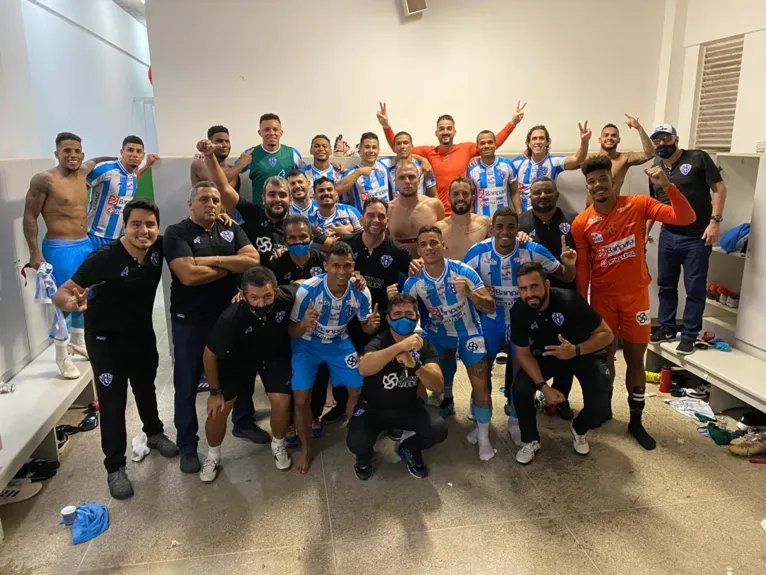 Festa no vestiário