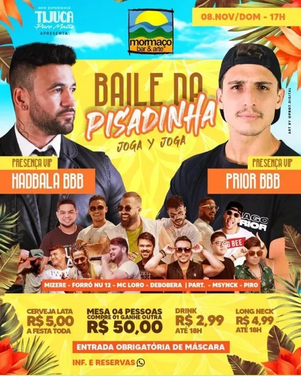 No mesmo em dia em que o julgamento do acusado de estuprar Mariana Ferrer causou indignação, a casa de shows anunciou a festa com Felipe Prior, acusado por 3 mulheres de estupro;