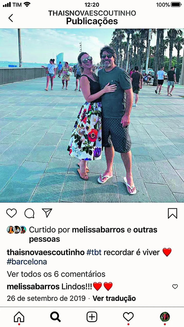 Cleber e Thais costumam ostentar nas redes sociais