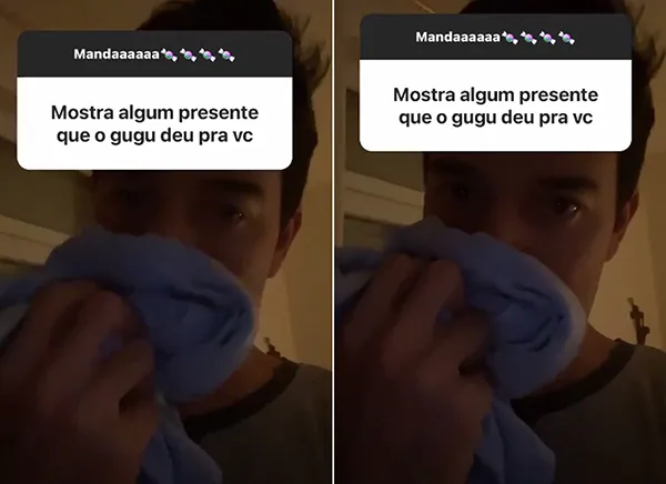 Thiago Salvático mostrou em seu Instagram o último presente que ganhou de Gugu. 