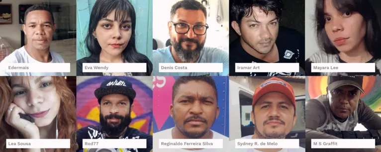 As obras dos 10 artistas finalistas do projeto estão na Sala Gurupi da galeria virtual

