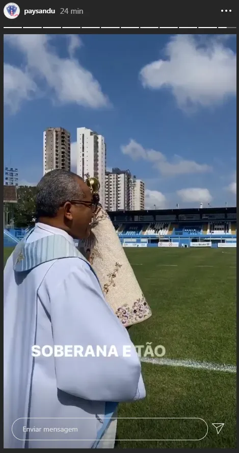 Curuzu recebeu visita de Nossa Senhora de Nazaré na manhã de hoje
