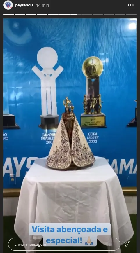 Curuzu recebeu visita de Nossa Senhora de Nazaré na manhã de hoje