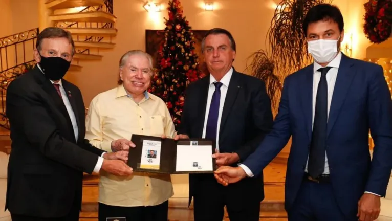 A nota justifica o encontro entre Silvio e Bolsonaro 
