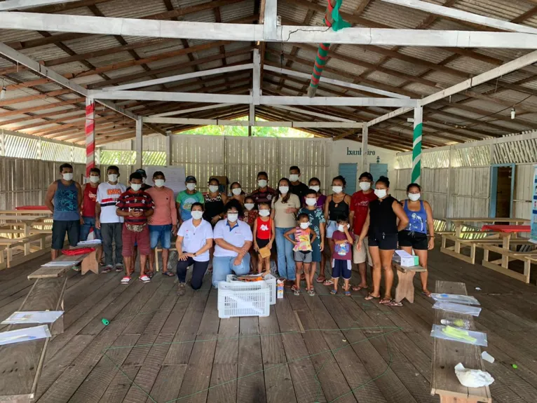 Moradores do Marajó participam de oficinas sobre manejo de açaí nativo