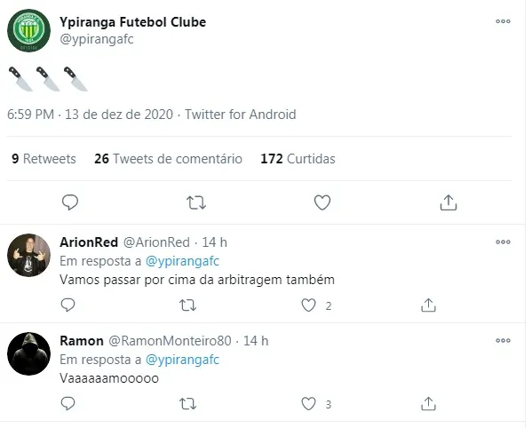 Ypiranga 'chora' e remistas e bicolores lembram 'polêmicas' dos gaúchos