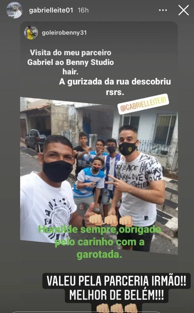 Atletas do Paysandu dão 'tapa no visual' para o Re-Pa de amanhã. Entenda!