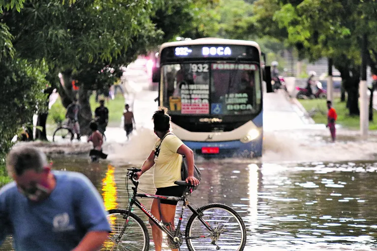 Alagamento em Belém 