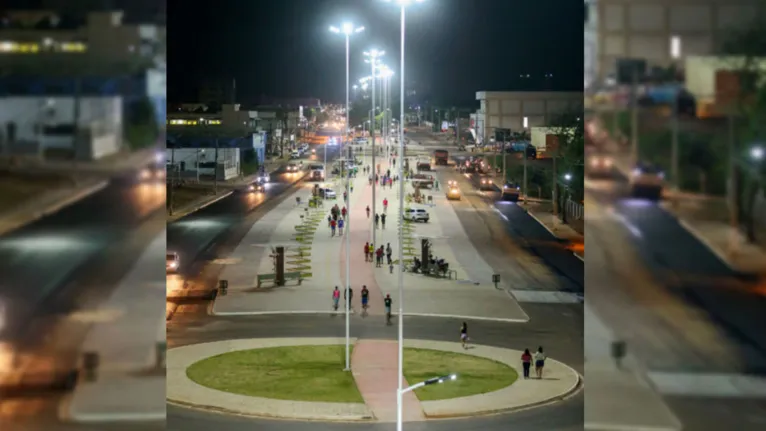 Nova avenida principal da cidade de Canaã executada pela prefeitura