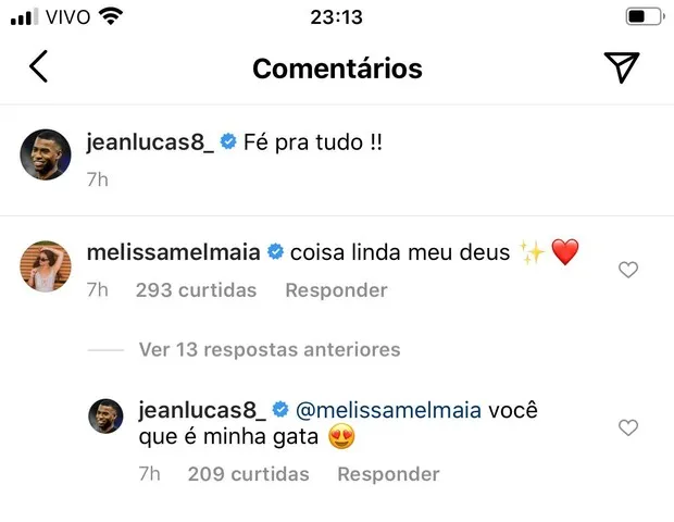 Mel Maia é chamada de 'Maria Chuteira' e fala de envolvimento com jogador