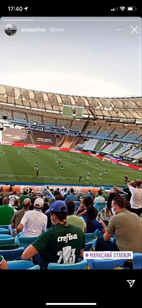 Faustão é flagrado em meio a aglomeração e sem máscara no Maracanã 