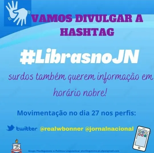 Alunos da UFPA querem obrigatoriedade de Libras em telejornais
