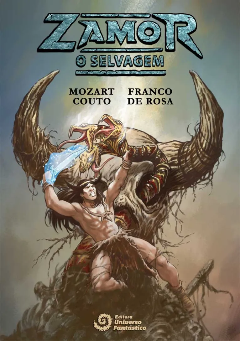 Arte da capa de Zamor, o Selvagem!