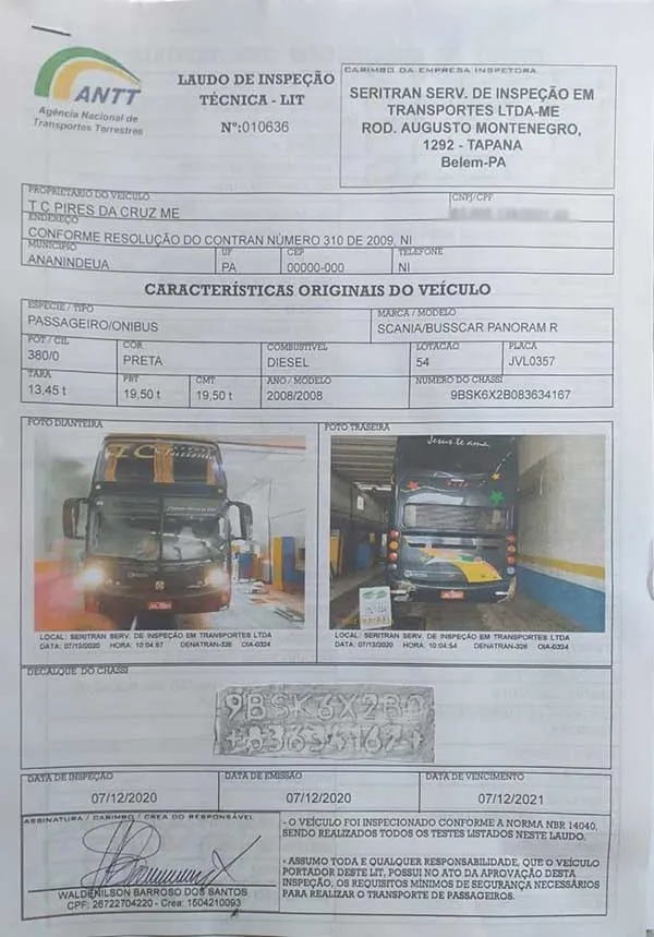 Paraense que desceu antes do acidente relata imprudência dos motoristas e problemas no ônibus
