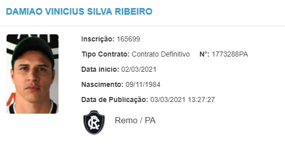 Goleiro Vinicius renova por mais três anos com o Remo