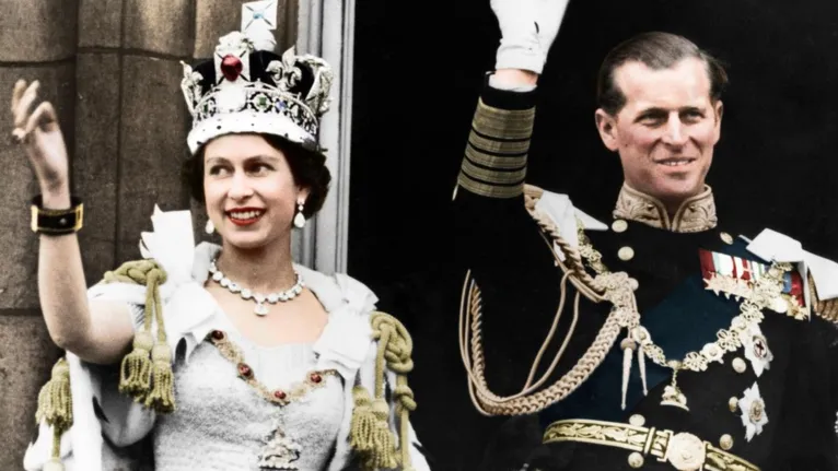 Como eram o príncipe Philip e Rainha Elizabeth na juventude?