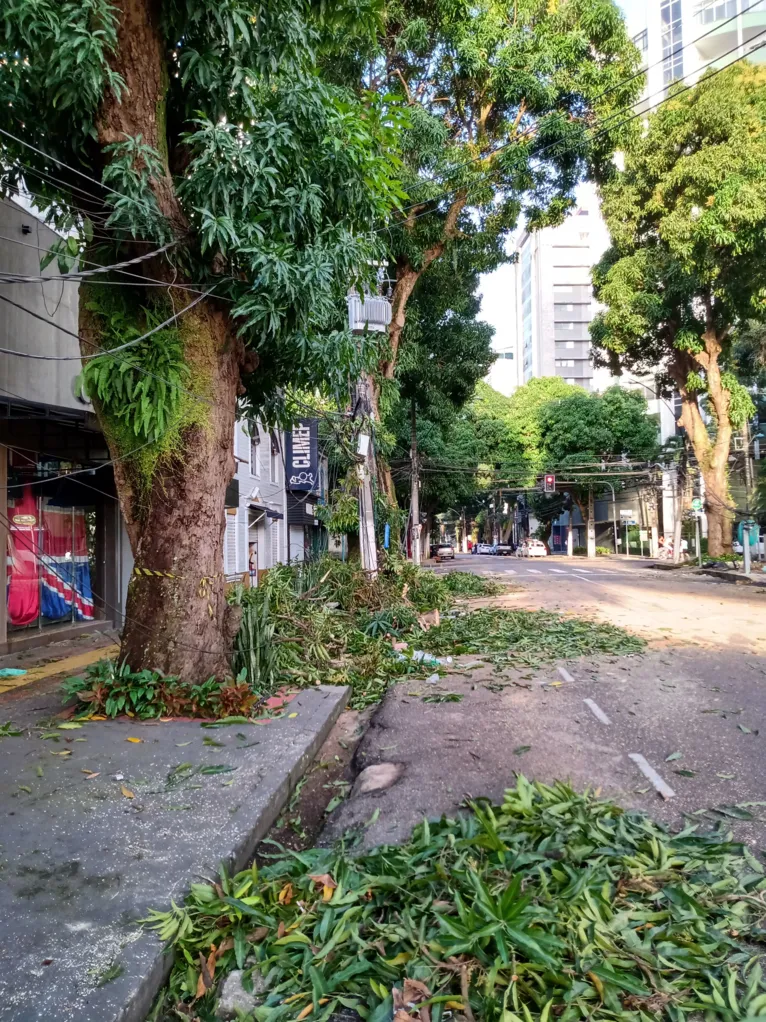 "Cenário de guerra" marca Braz de Aguiar após forte chuva