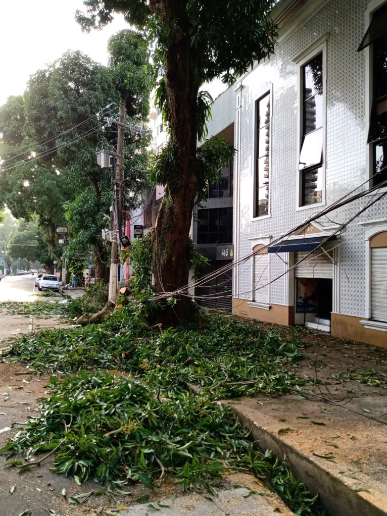 "Cenário de guerra" marca Braz de Aguiar após forte chuva