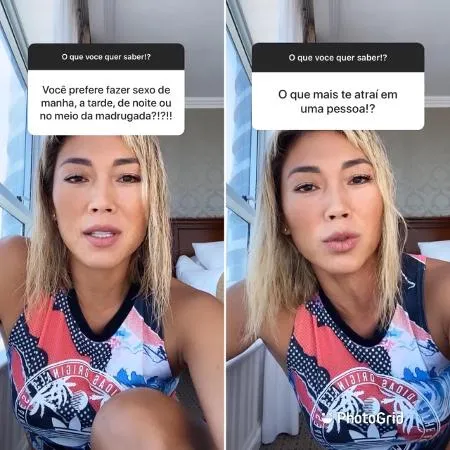 Danni Suzuki segue isolada e fala sobre vontade de fazer sexo: 'se puder, todo dia'