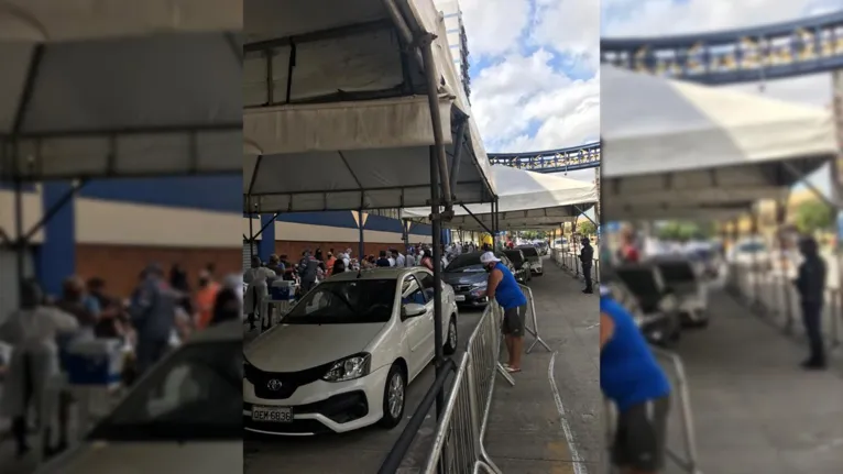 Filas para vacinação contra covid-19 são registradas neste sábado (6) em Belém