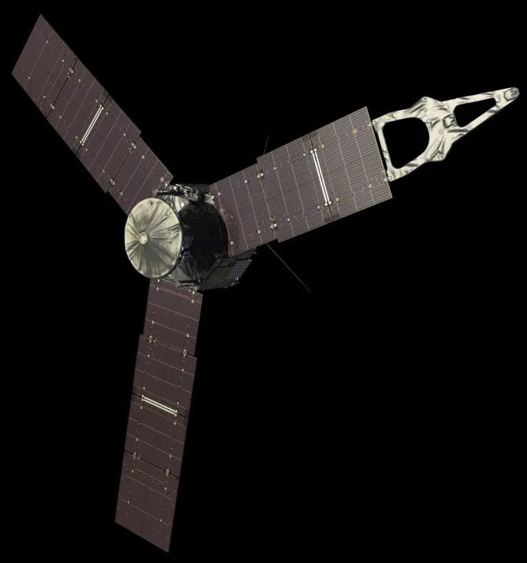 A sonda Juno, atualmente em órbita de Júpiter