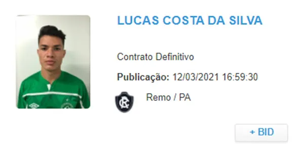 Atacante já pode estrear pelo Remo na Copa do Brasil