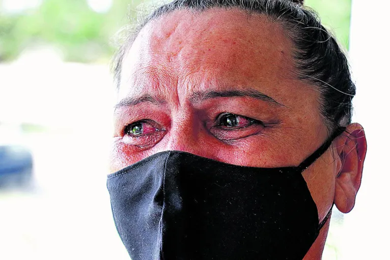 Maria de Fátima Rodrigues emocionada
