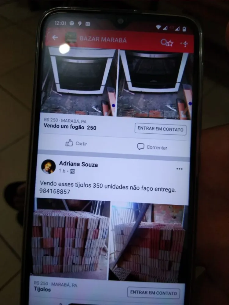 Mulher é presa após vender tijolos que não eram seus em Marabá