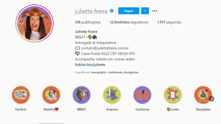 Juliette do BBB 21 deve entrar para o Guinness Book por quebrar recorde mundial