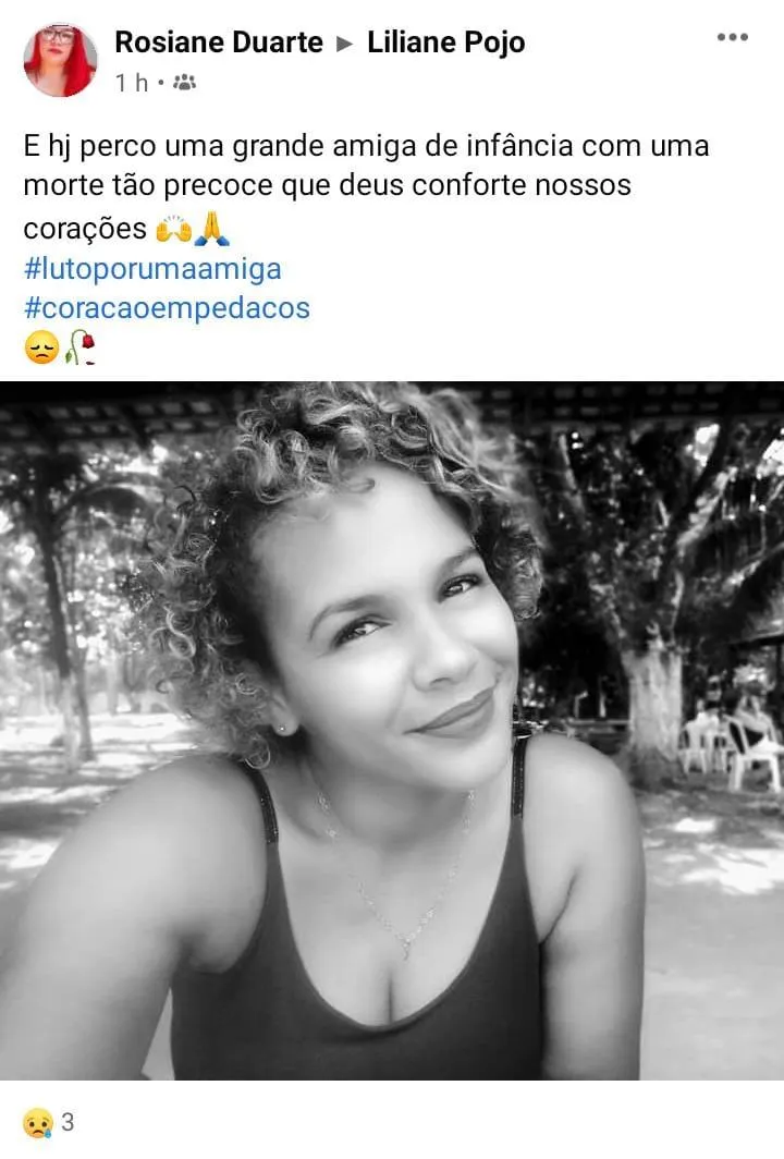 Familiares e amigos lamentam morte de mulher assassinada por marido policial