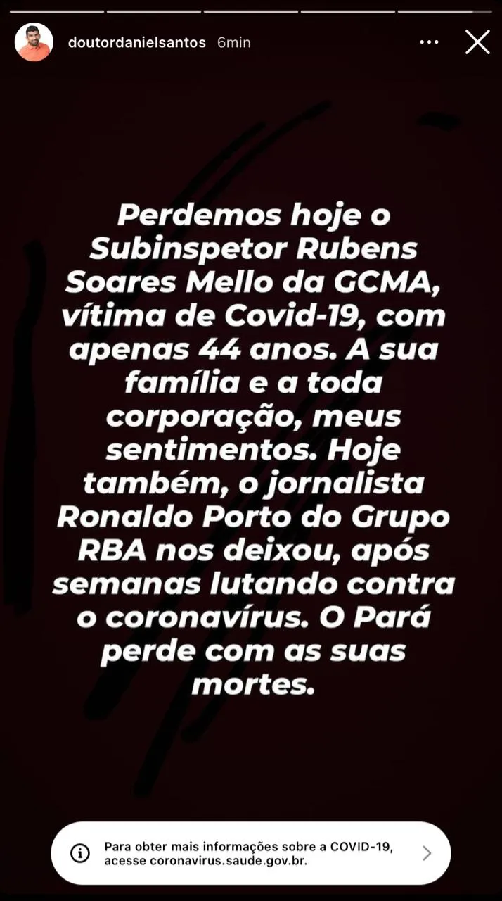 Helder Barbalho, Edmilson Rodrigues outros políticos homenageiam Ronaldo Porto
