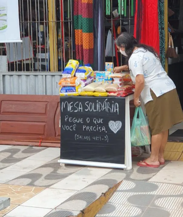 Bom exemplo! Comerciantes doam alimentos no Pará
