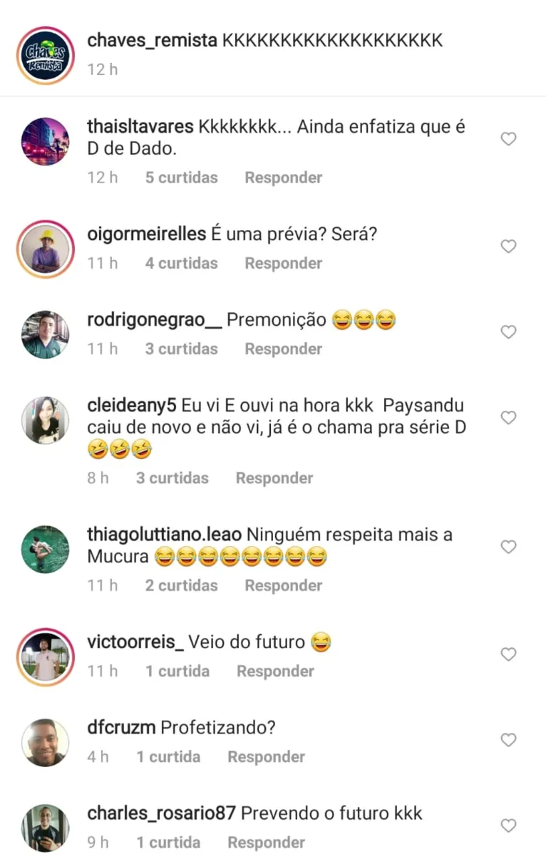 Luis Roberto 'rebaixa' Paysandu ao vivo. Veja o vídeo