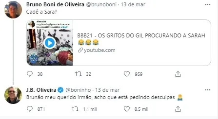 "BBB21": Boninho ironiza atitude de Sarah com outros participantes do reality