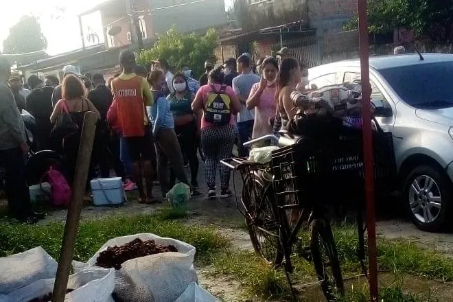 Segundo a PM, grupo se dispersou sem oferecer resistência