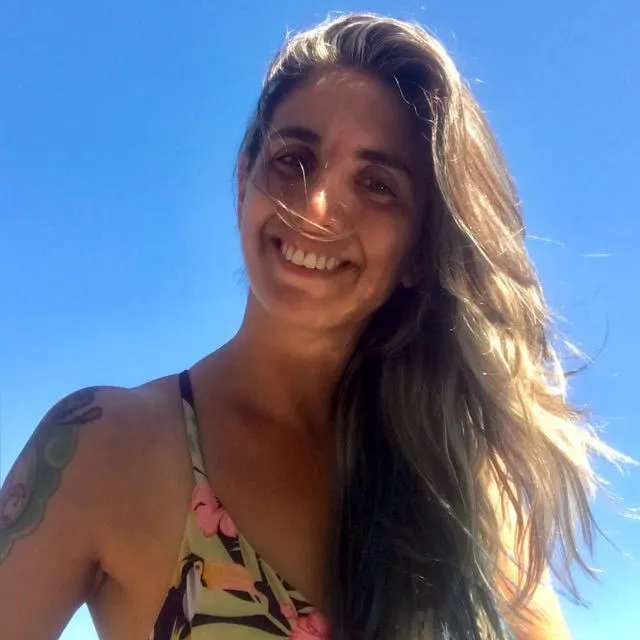 Isabelle passou o lockdown isolada com amigos em uma ilha
