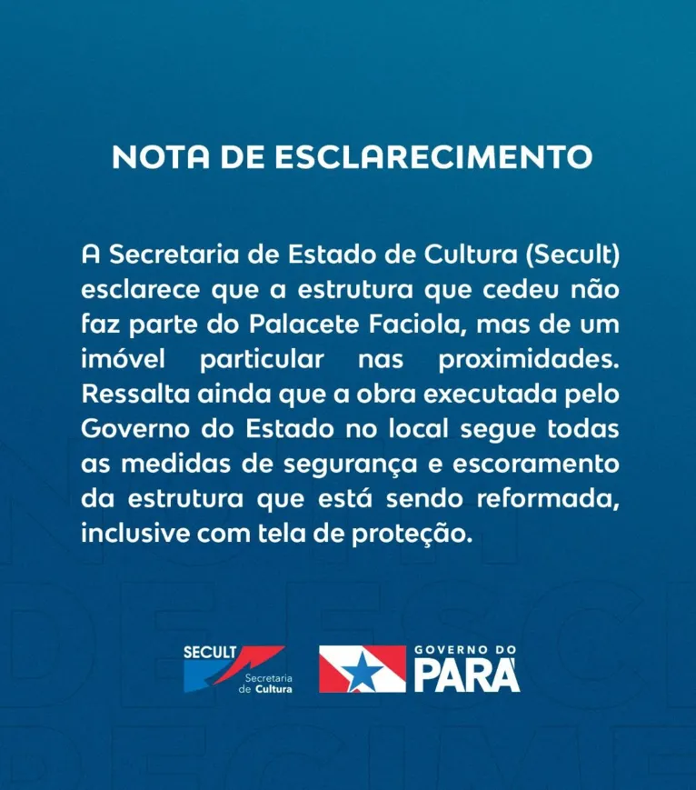 Desabamento em residência deixa duas mulheres feridas no bairro de Nazaré, em Belém