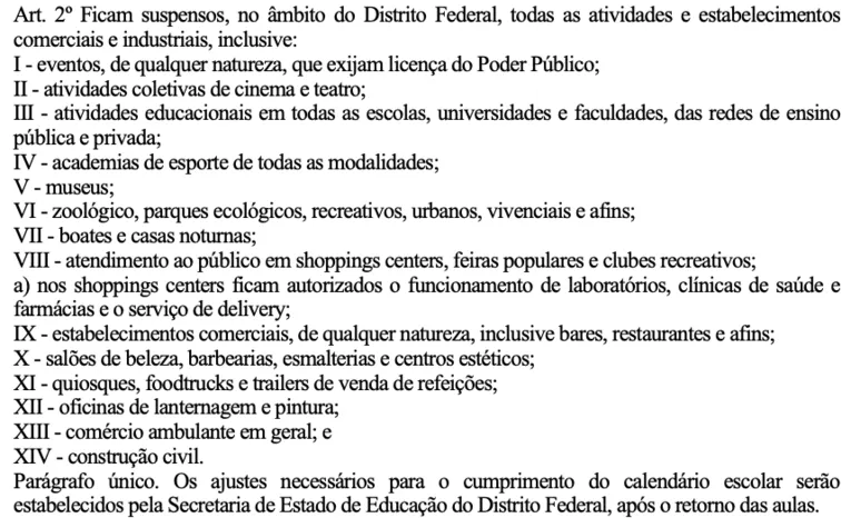 Com 98% dos leitos de UTI ocupados, Distrito Federal entra em lockdown