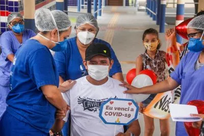 Mais quatro pacientes recebem alta médica do Hospital de Campanha de Santarém