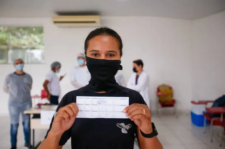 Vacinação de agentes de segurança pública segue no Pará