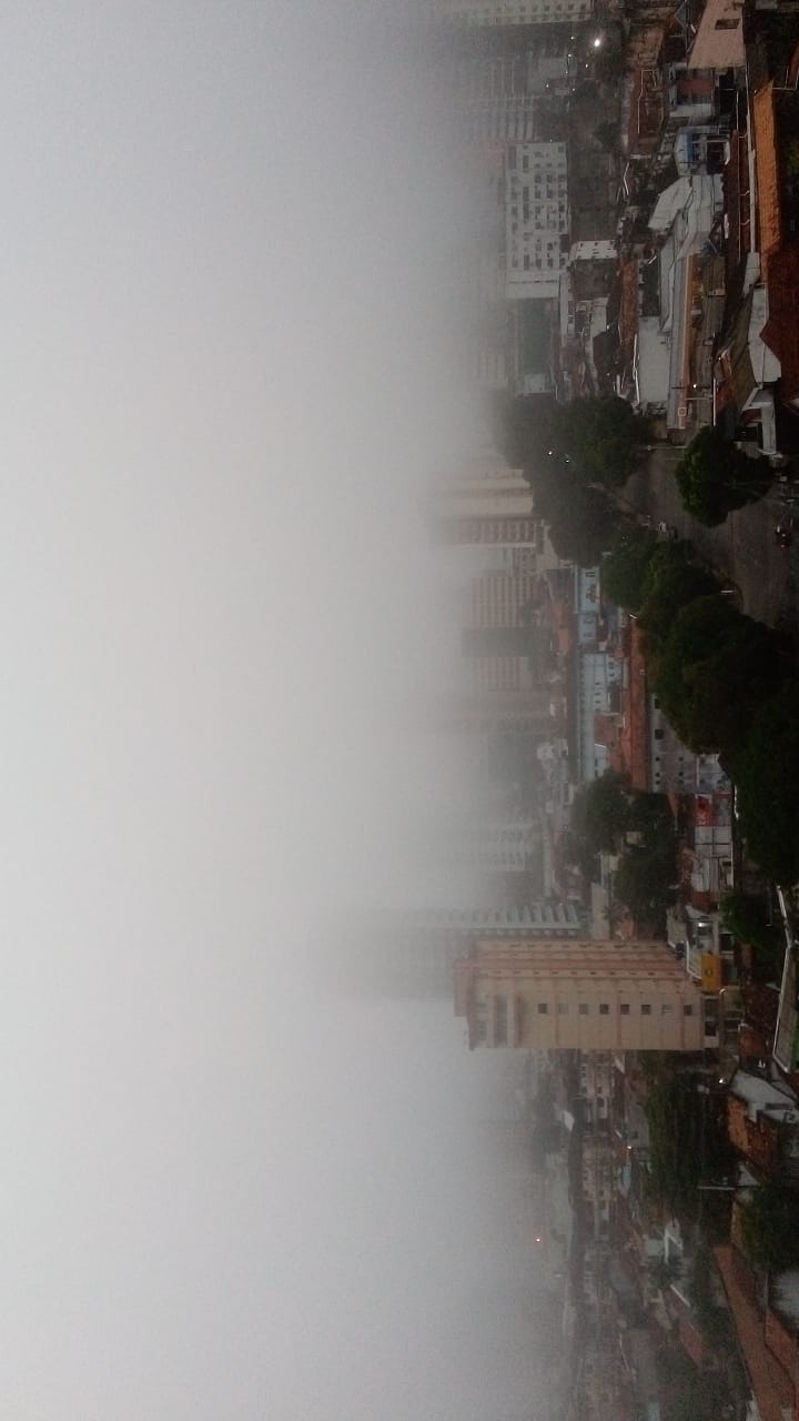 Nevoeiro toma conta de Belém nesta terça; veja o trânsito!
