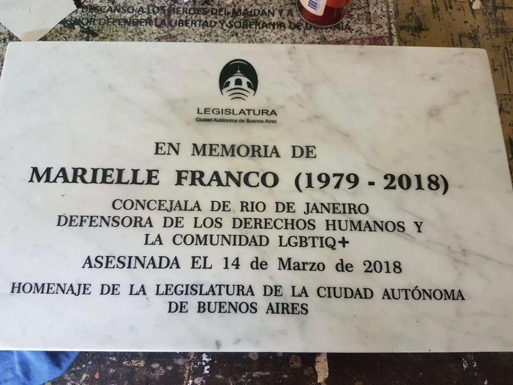 Quase 3 anos depois de ser assassinada, Marielle Franco será homenageada na Argentina