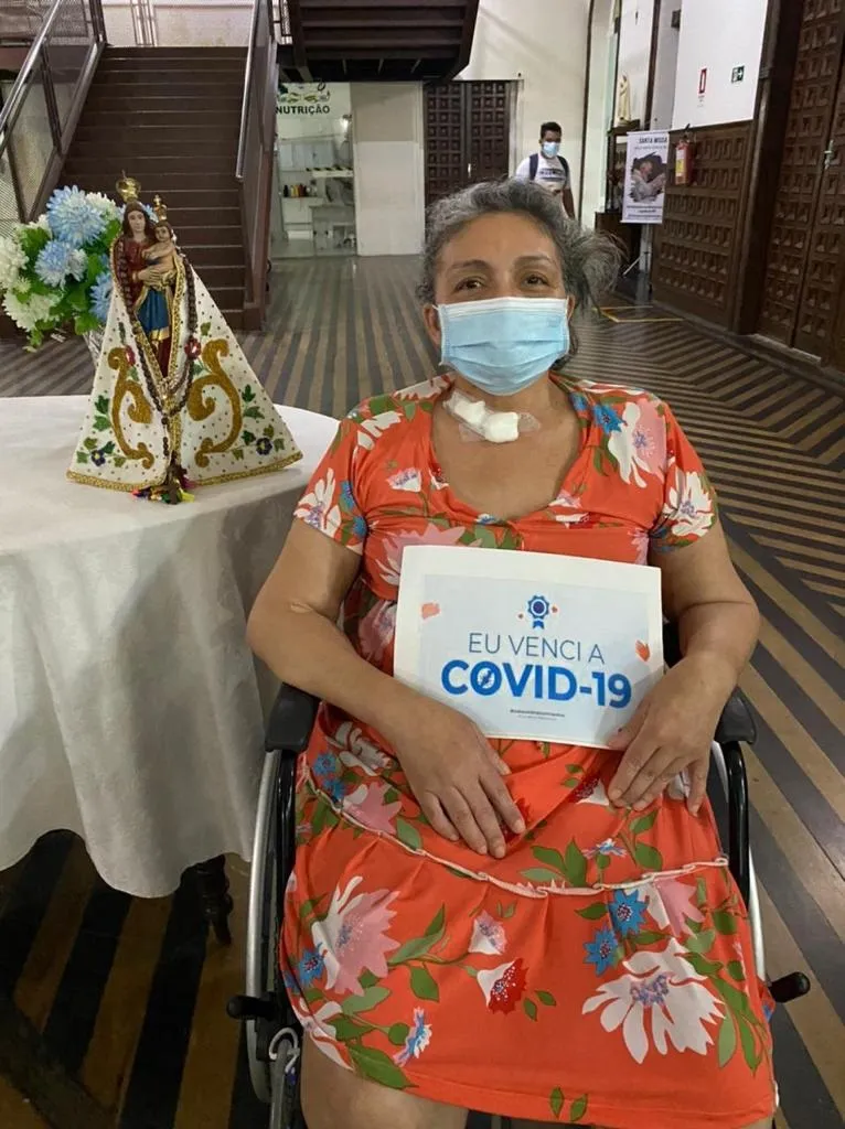 Família pede ajuda a paciente após AVC em razão da covid