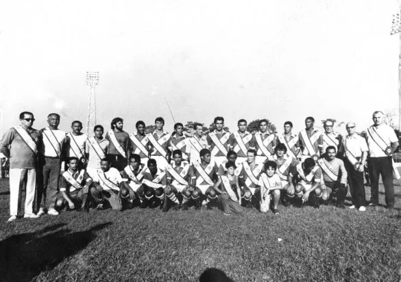 Elenco da Tuna Luso Brasileira, campeã do Parazão de 1970