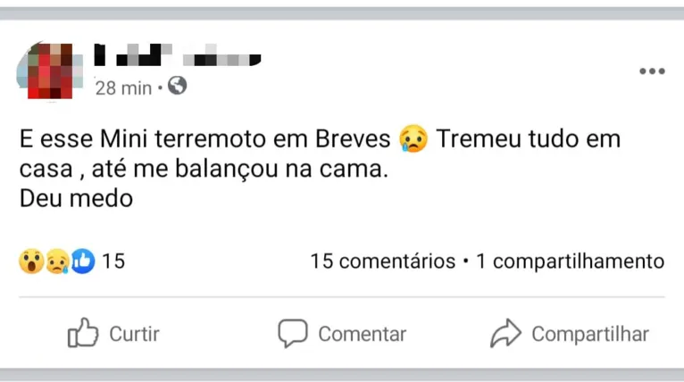 Terra treme e abalo é sentido no Marajó