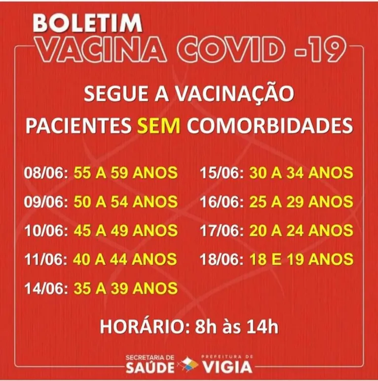 Calendário de Vacinação