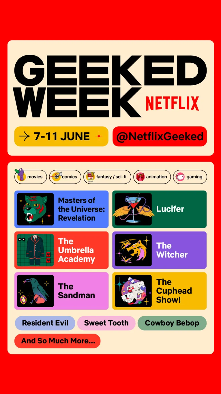 Netflix anuncia sua primeira Semana Geek